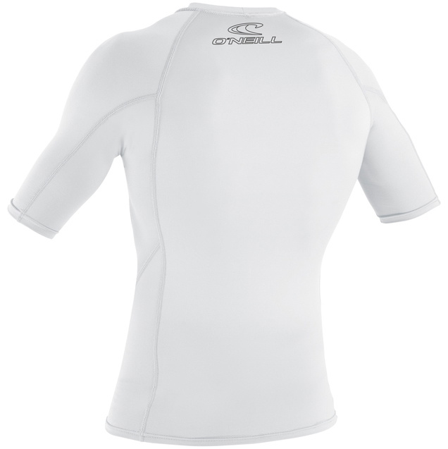 2026 O'neill Grundlæggende Skins Kortærmet Crew Lycra Vest 3341 - Hvid